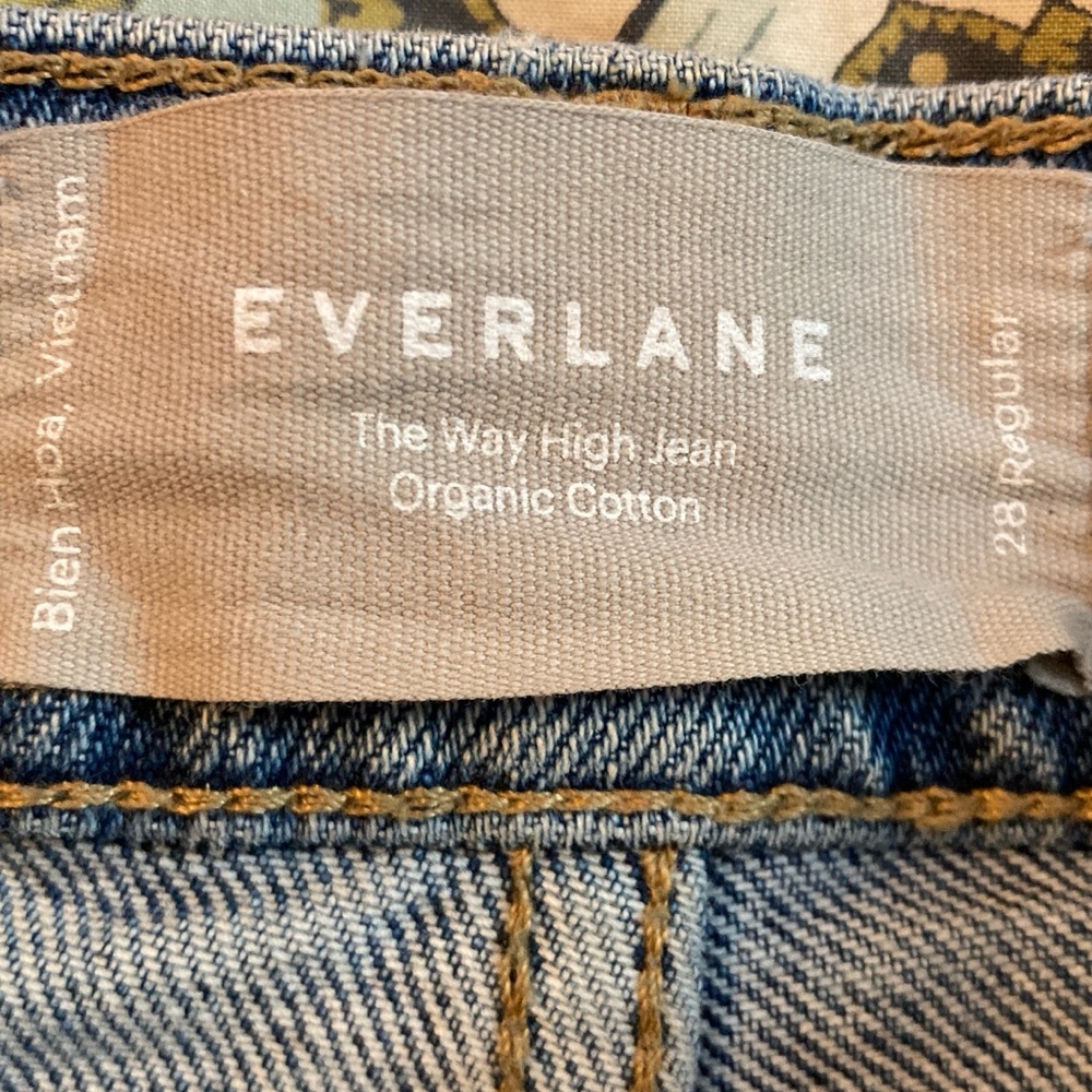 Everlane High Rise Straight Jeans in Blue - Picture 10 of 15